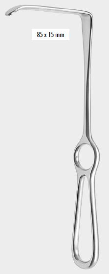 Ретрактор ЛАНГЕНБЕК (LANGENBECK), 21 см (cm), 85х15 мм (mm)